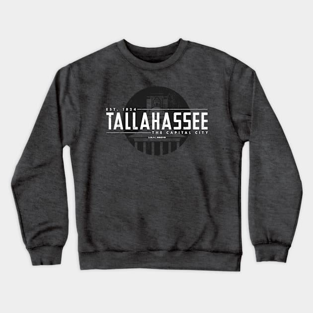 Tallahassee Florida - Capitol Building Crewneck Sweatshirt by DMSC